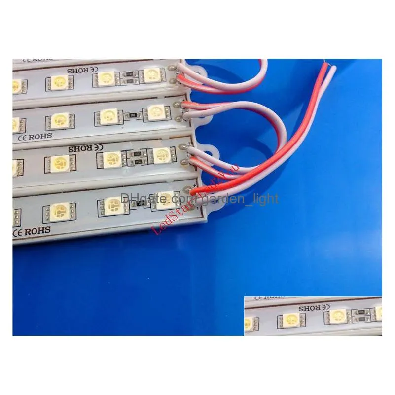 2016 est 5 leds 5050 smd led backlight modules lamp dc 12v waterproof ip65 for channel letters signboard lighting