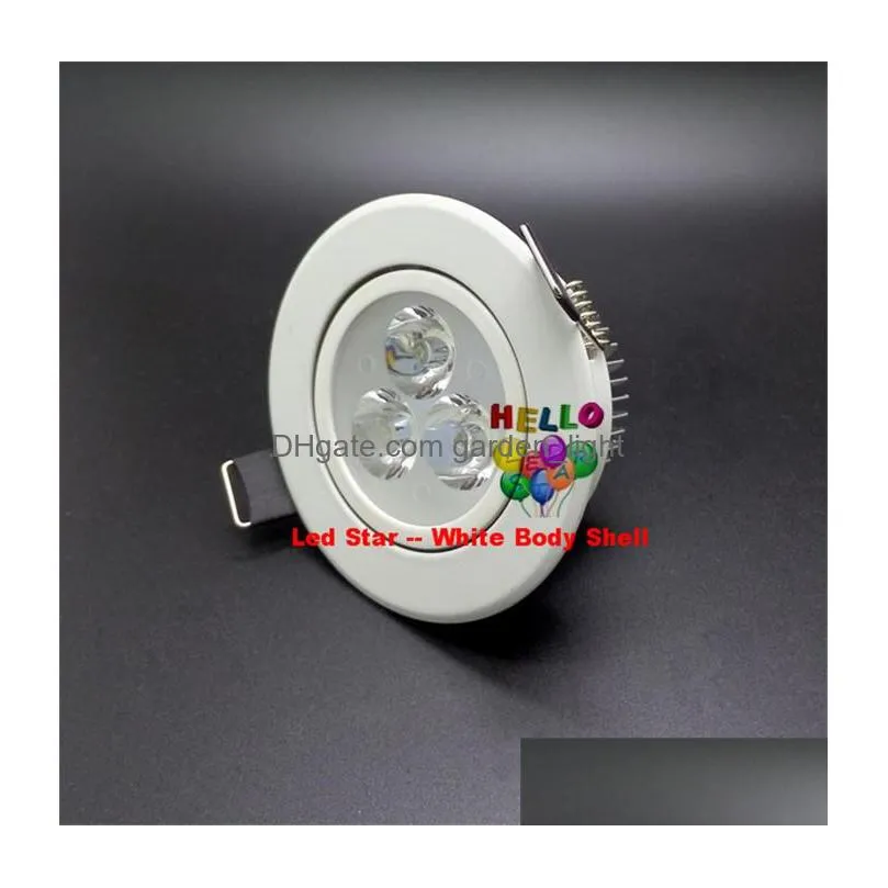 white/silver dimmable 9w 12w 15w 21w led down lights high power led downlights recessed ceiling lights cri loading=