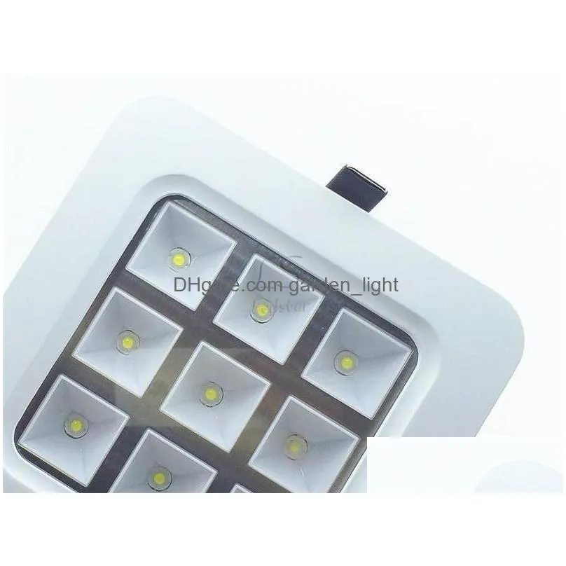 12w/18w/32w/50w ceiling downlights high bright led recessed panel kitchen lighting ac 110240v add waterproof drivers