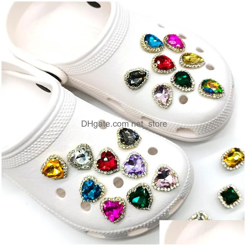  evil eyes metal croc charms designer for decorations golden trend love shoe accessories charms shoes charm ornaments buckles