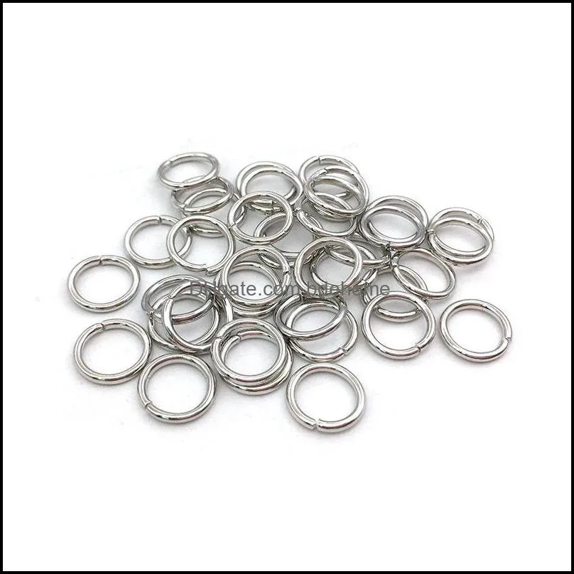 412mm diy accessories iron ring connectors opening manual connection ring single circle jewelry findings 100pcs/lot