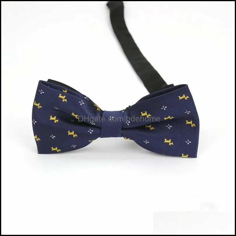 design mix colors classic bow tie floral mens bowtie polyester jacquard plaid bows male party wedding fashion accessories