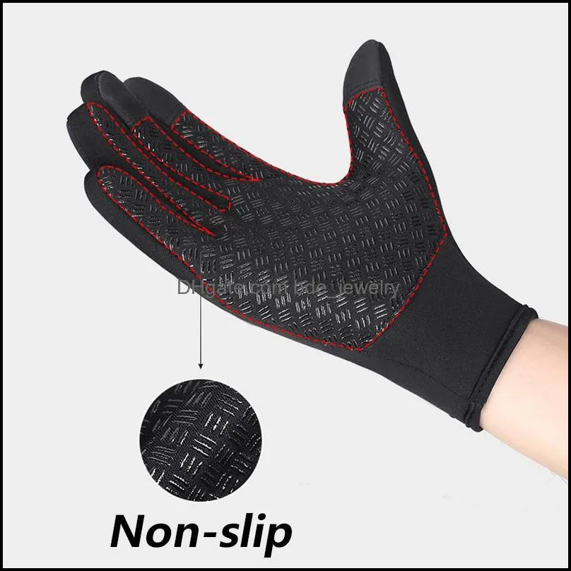 winter gloves mens touchscreen waterproof windproof skiing cold mittens womens warm fashion outdoor sports riding zipper