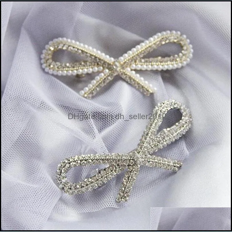  hairclips smart c symbol metal hair pin fashion bowknot hair accessories hair clips party gift with paper card 1858 t2