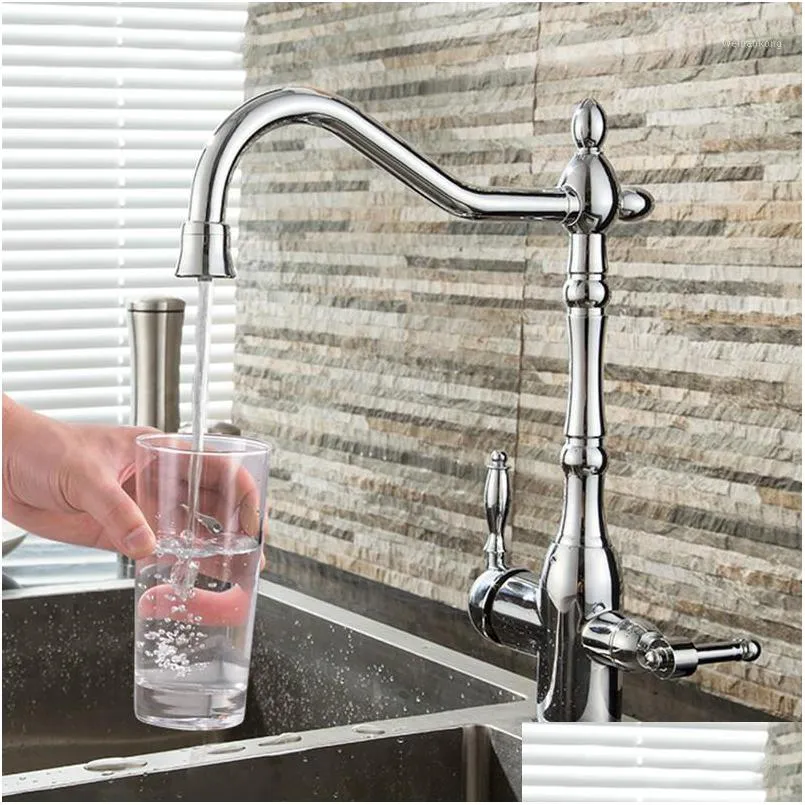 kitchen faucets 2021 square faucet with doublefunctions torneira cozinha 3 in1 three way tap for water filter1