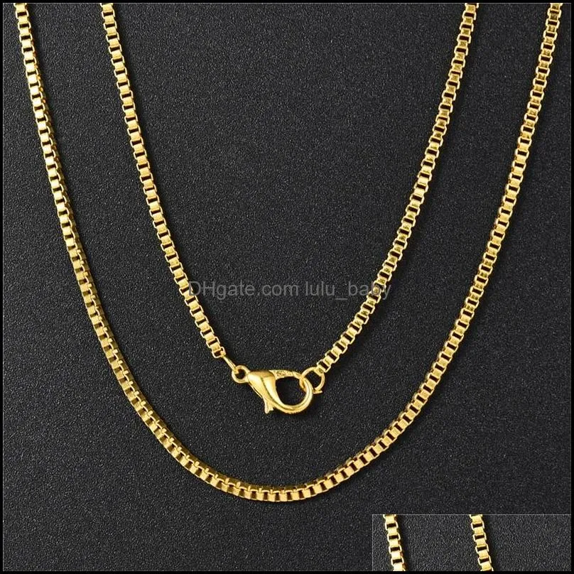 necklace men stainless steel long men necklace steel gold chain gifts for male accessories hip hop jewelry on the neck 612 q2