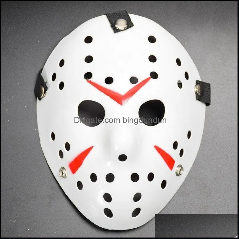 wholesale 6 style full face masquerade masks jason cosplay skull mask jason vs friday horror hockey halloween costume scary mask