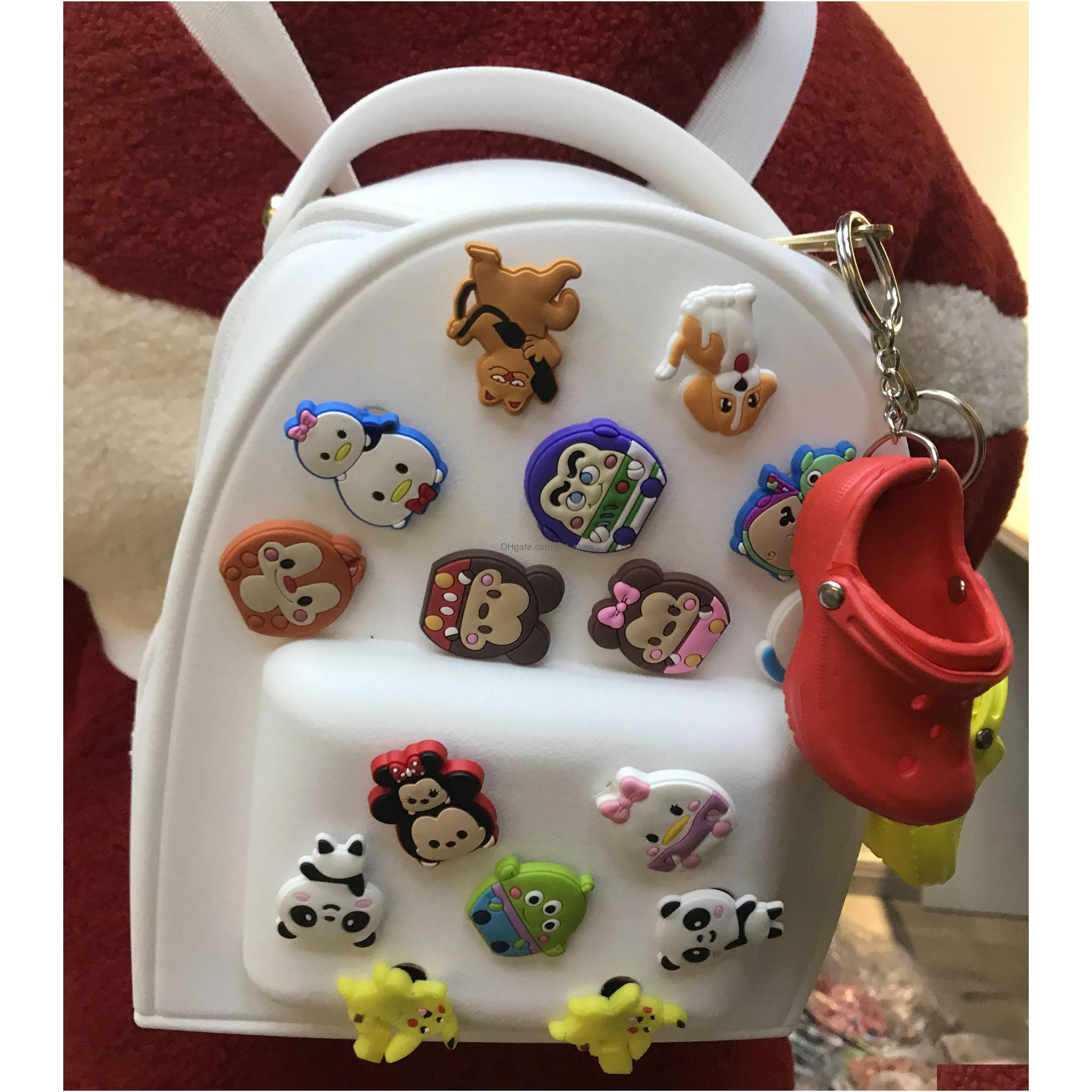 cartoon charms witch halloween skull evil queeen dog animal shoe decoration shoe buckle accessories diy croz shoes