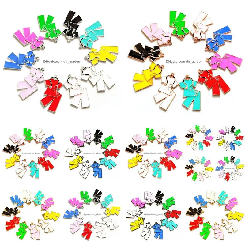 10pcs scrubs charms for women diy jewelry accessories