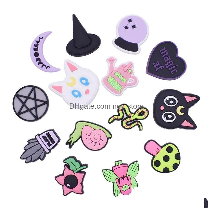 caroon soft rubber croc charms pvc shoe decorations accessories buckle wristband bracelet buttons clog charm