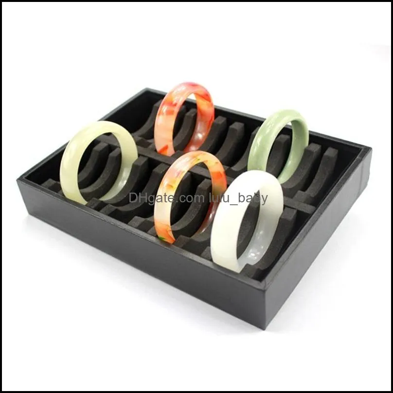 20 slots stackable bangle storage display bracelets tray jewelry drawer organizer holder case 914 q2