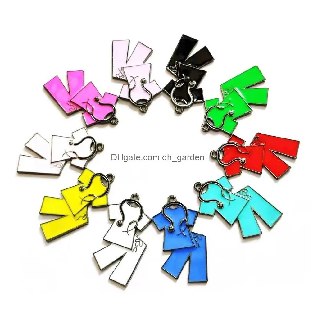 10pcs scrubs charms for women diy jewelry accessories