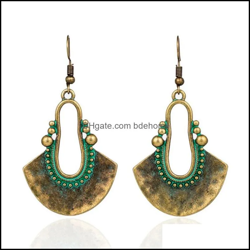 vintage bohemian ethnic tassel dangle hanging water drop earrings for women fashion jewelry accessories gifts
