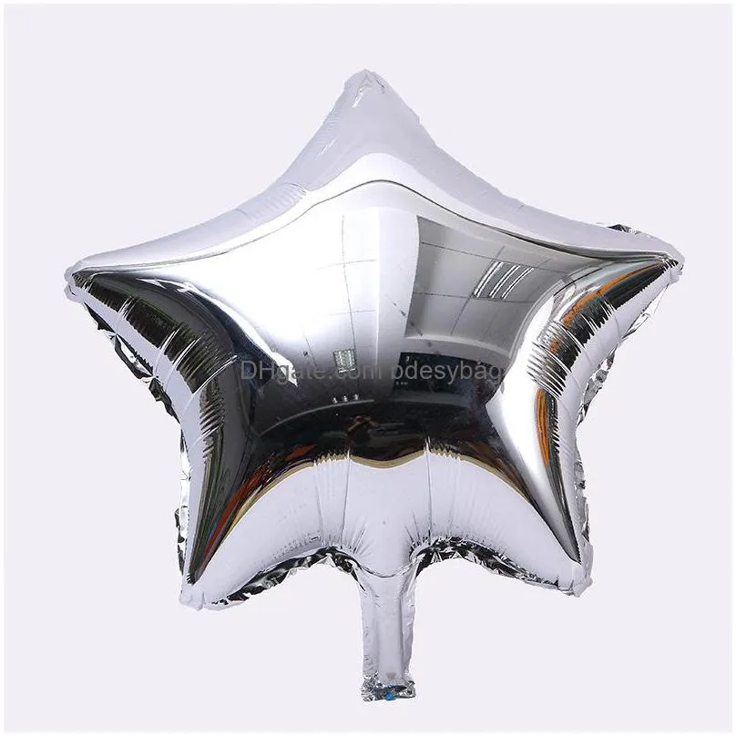 party decoration 10 inch christmas helium aluminum foil air balloon star bells decorations gift party1