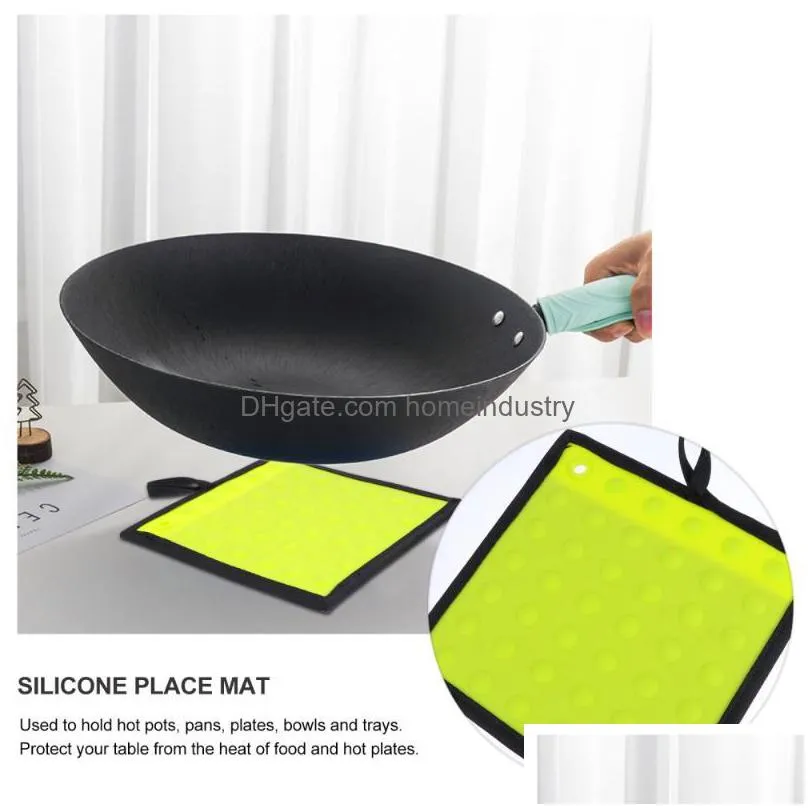 mats pads 1pc table mat household antislip placemat heat insulation