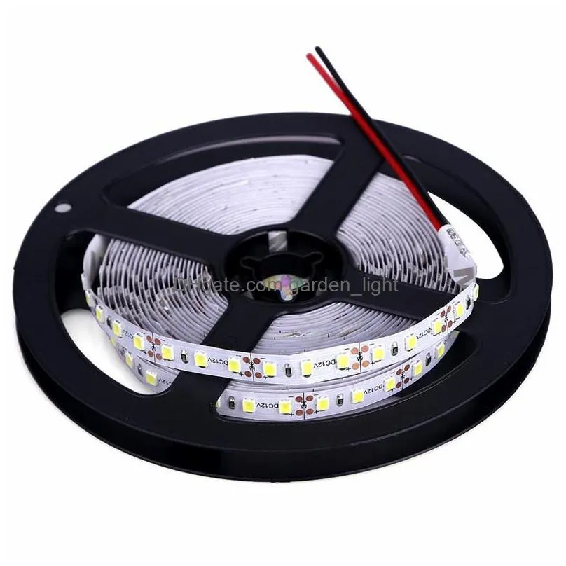 high brightness 5m 600led smd 2835 led strip non waterproof dc 12v diode tape 120led/m super brighter than 3528 flexible light