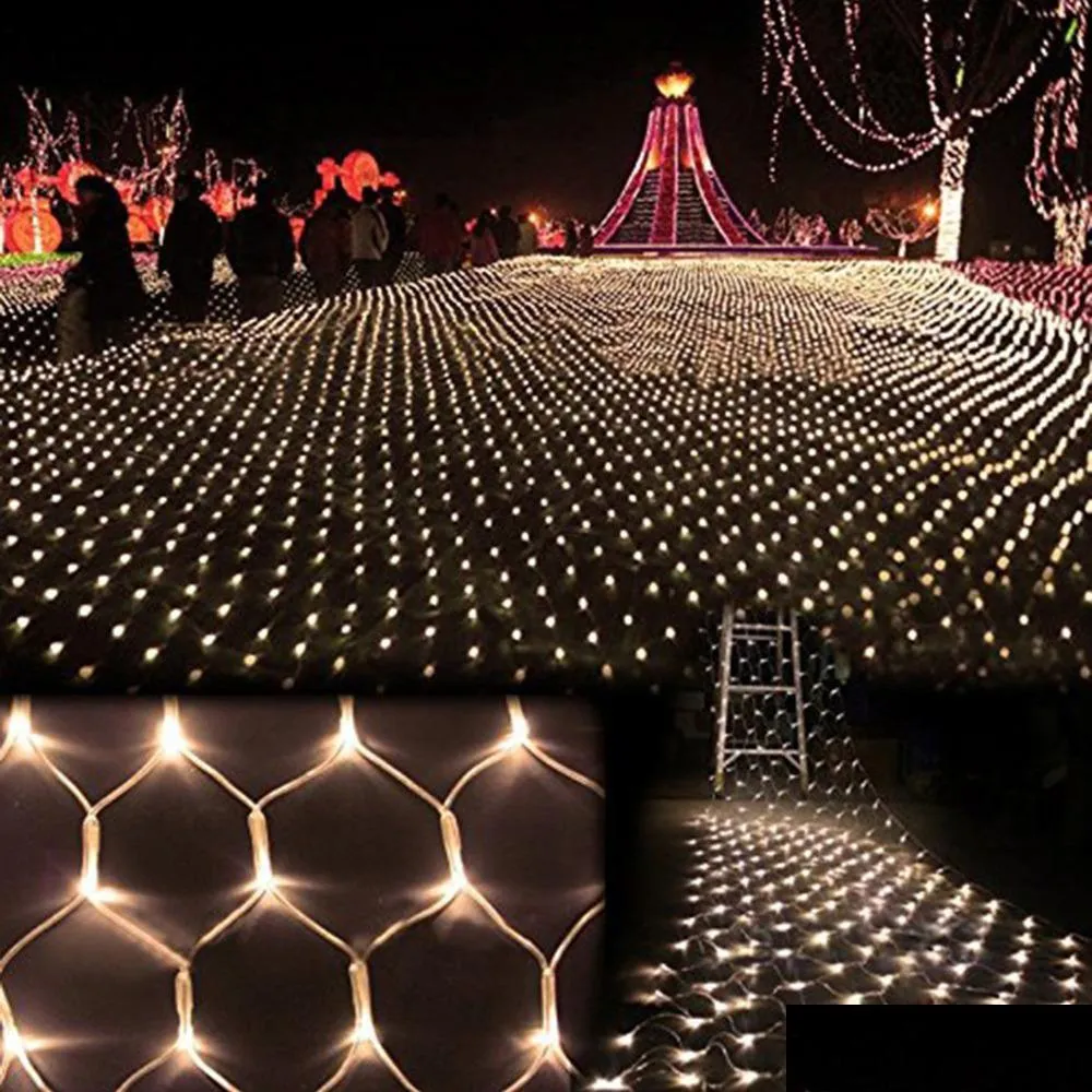 1600 led lights 10x5m curtain lights led lighting strings flash fairy festival party light christmas light wedding decor