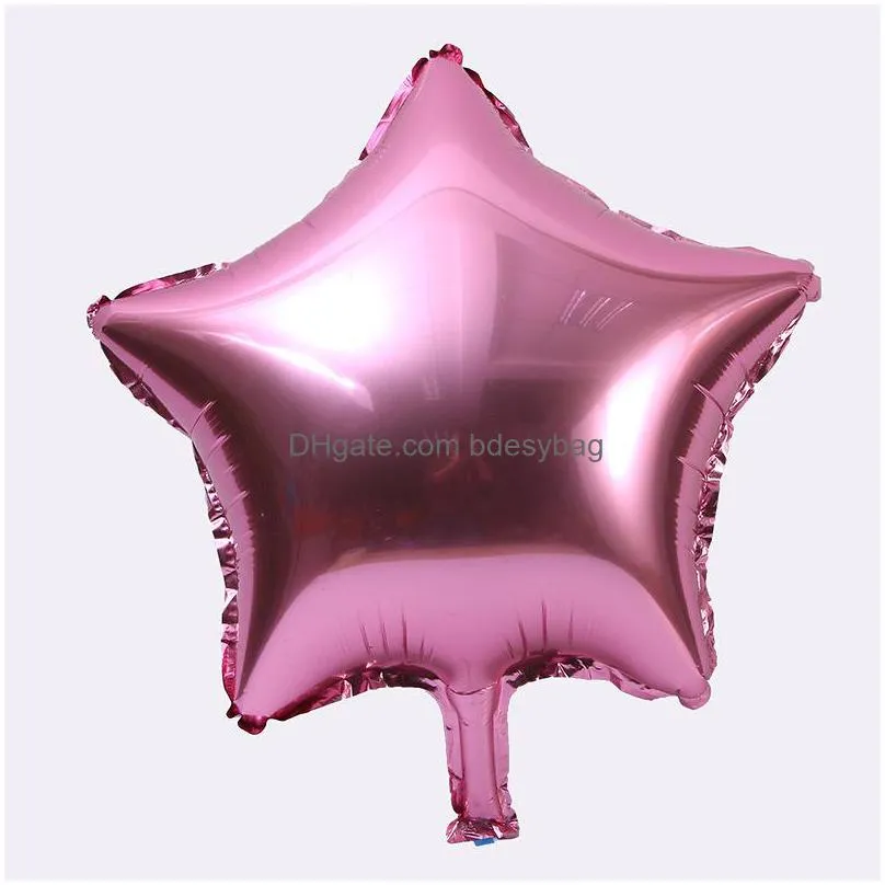 party decoration 10 inch christmas helium aluminum foil air balloon star bells decorations gift party1