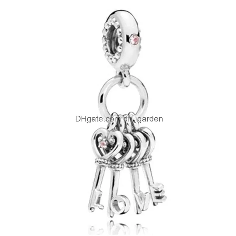 925 sterling silver dangle charm moon tree snowflake crown cup bead fit original pandora charms bracelet diy jewelry accessories