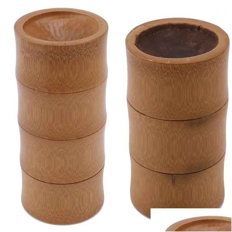 storage bottles jars bamboo tube box airtight small container spices jar with lid travel sealed kitchen box1