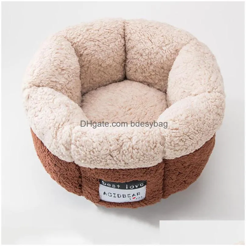 cat beds furniture cloud nest winter bed warm house antibiting soft and comfortable cotton round throughout the years1