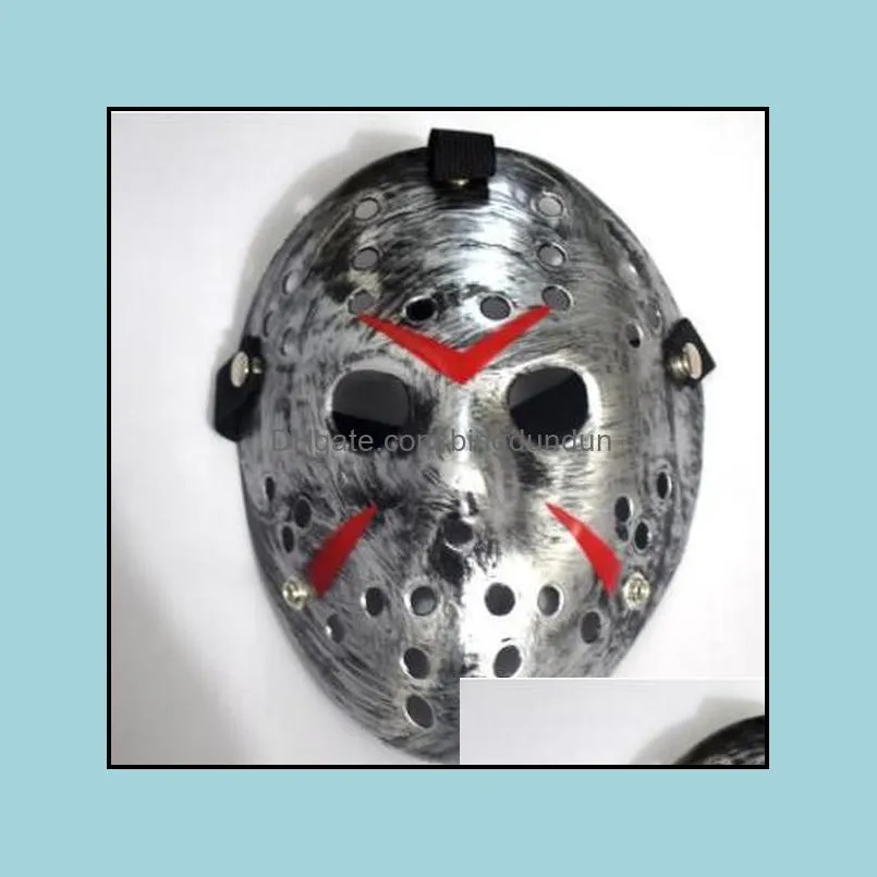 retro jason mask bronze halloween cosplay costume masquerade masks horror funny face mask hockey party easter festival supplie