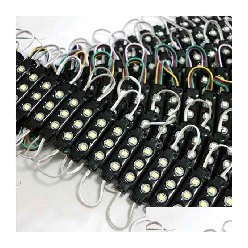 black led rgb modules 10ft is 20pcs injection abs plastic 5050 smd led modules 3leds/1.2w led backlights string