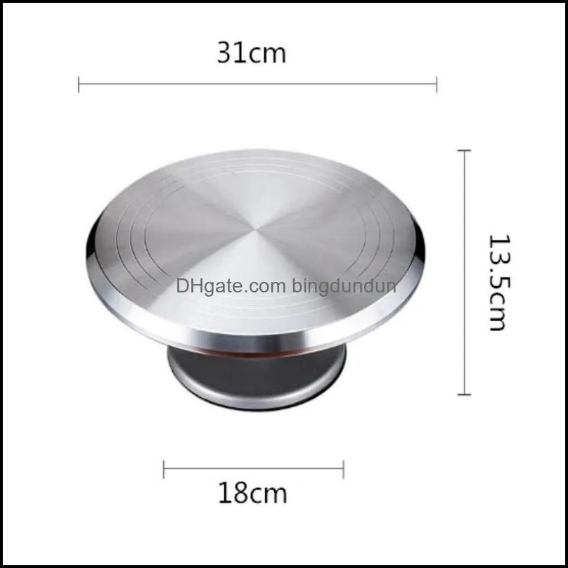 baking tools decorating table cake turntable aluminum alloy nonslip stand gh681 pastry