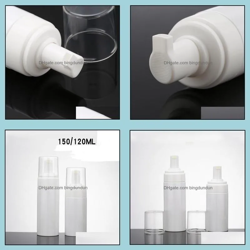 120ml 150ml foam bottle foaming refillable bottles foaming pump soap mouss liquid dispenser pump container cap sn3194