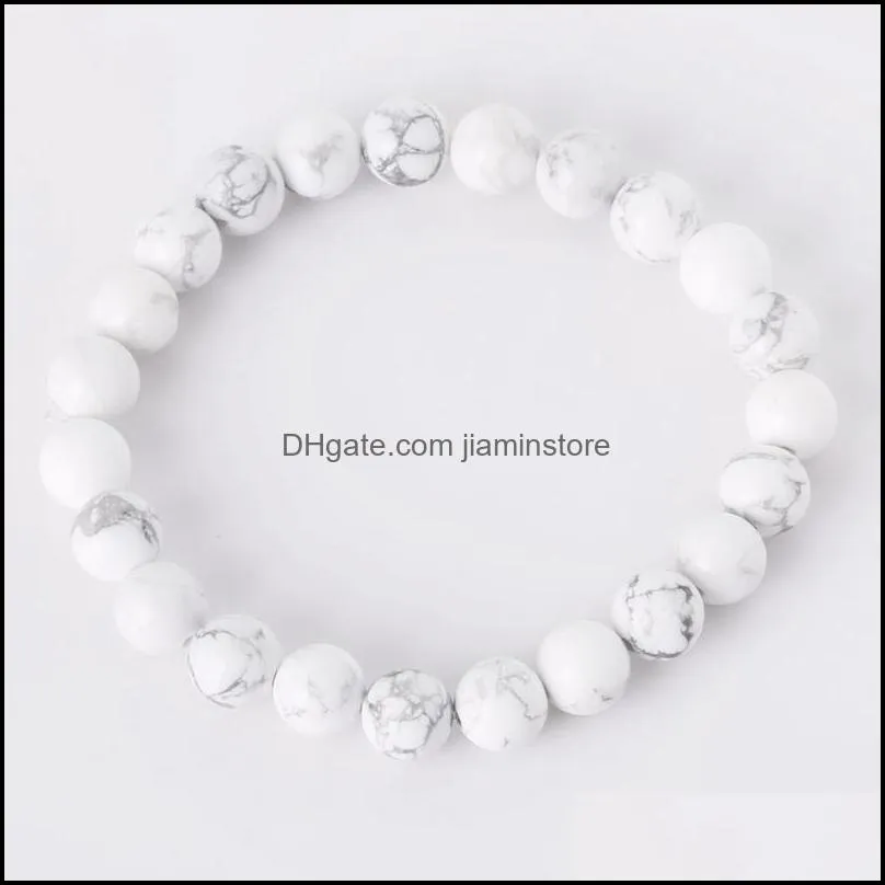 natural stone strands bracelets for women men 8mm amethysts pink quartzs round beaded stretch bracelets bangles