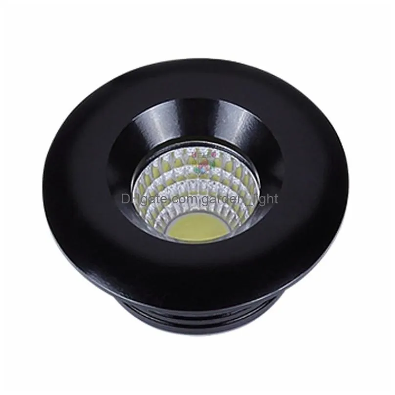 110v 220v 12v dimmable led downlights round cob mini spot recessed led down lamp for cabinet home lights for showcase driver included