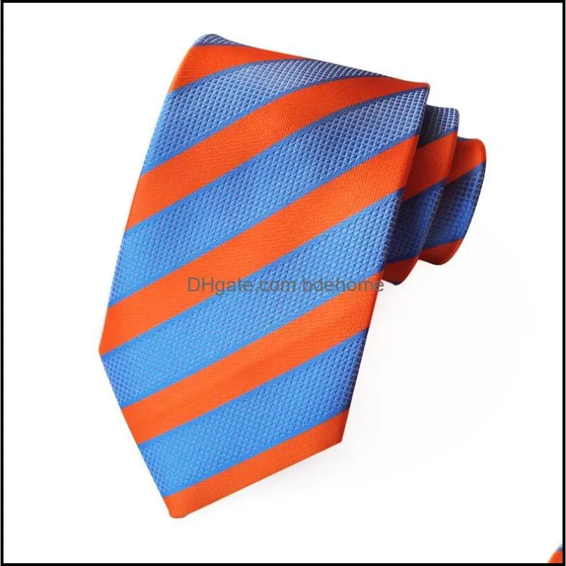 8cm casual ties for men skinny tie fashion polyester plaid strip necktie business slim shirt accessories gift