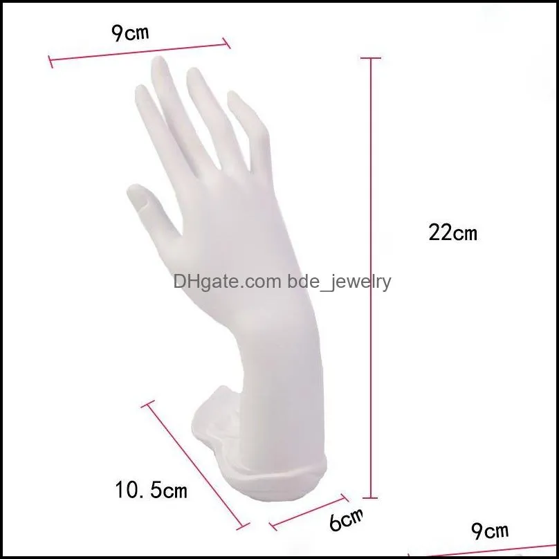 mannequin resin jewelry stand hand finger rings bracelet bangle watch display organizer holder