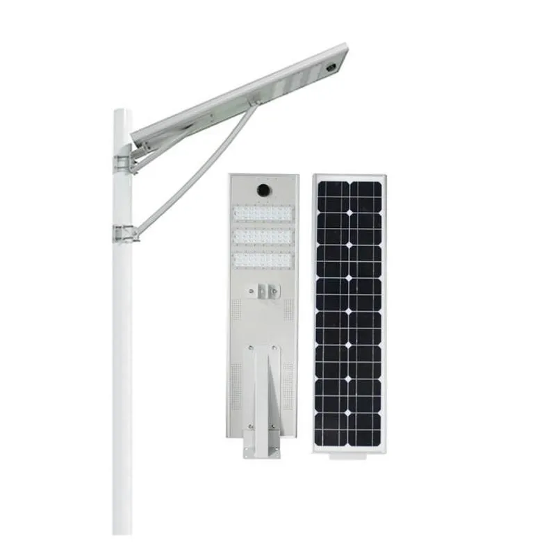 20w 30w 50w led solar street light radar sensor led road light waterrpoof ip66 cycles 8 years lifespan mono solar panel security lamp