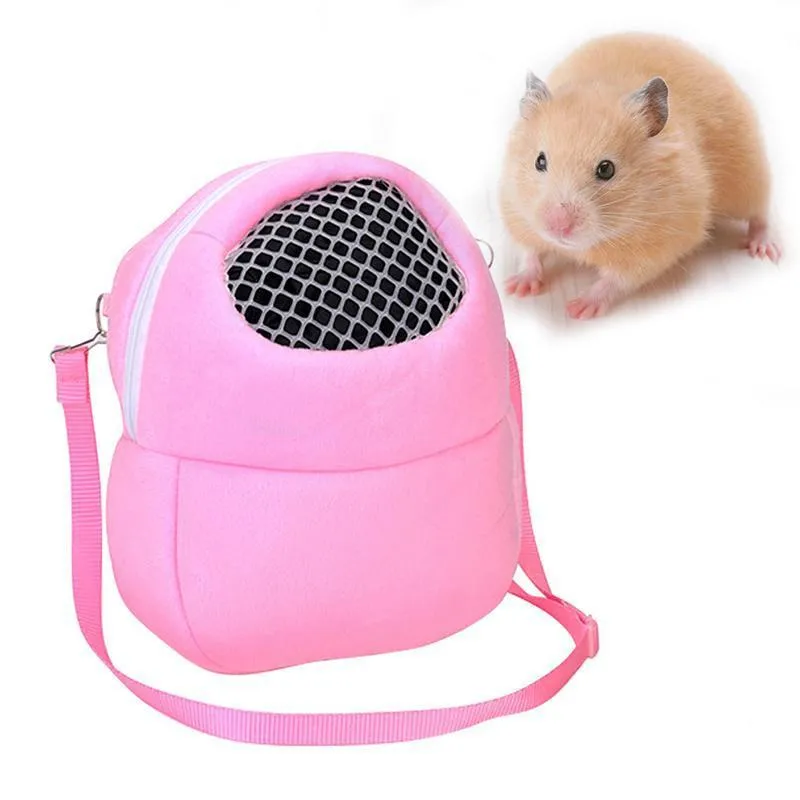 small pet carrier bag warm sleeping animal outgoing with shoulder portable travel handbag backpack for hedgehog hamster dog car seat