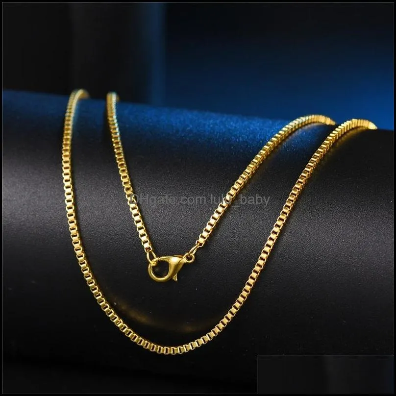 necklace men stainless steel long men necklace steel gold chain gifts for male accessories hip hop jewelry on the neck 612 q2