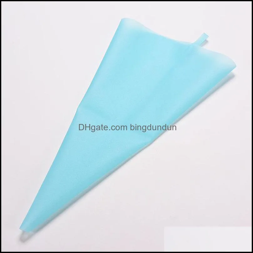 baking pastry tools 1 x silicone reusable icing piping cream bag cake decorating tool diy mold 30cm