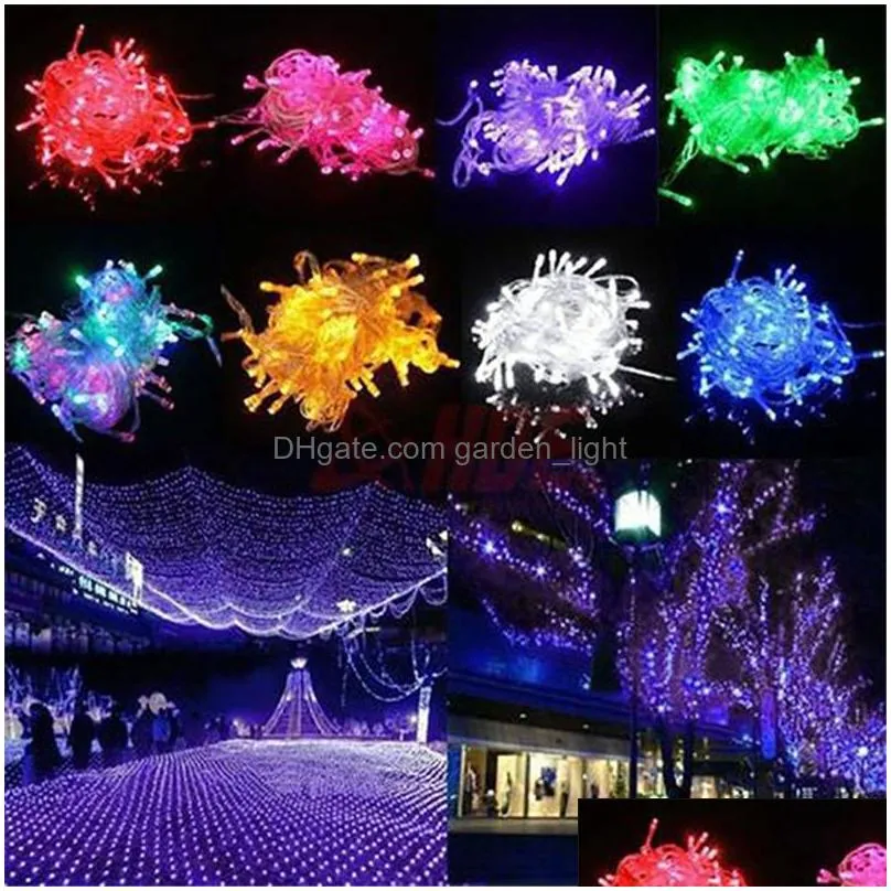 1600 led lights 10x5m curtain lights led lighting strings flash fairy festival party light christmas light wedding decor