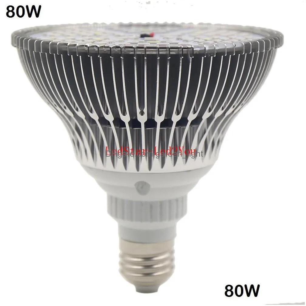 30w 50w 80w e27 par20 par30 par38 full spectrum led grow light plant grow lamp bulb ir uv 5730 flower growing hydroponics system