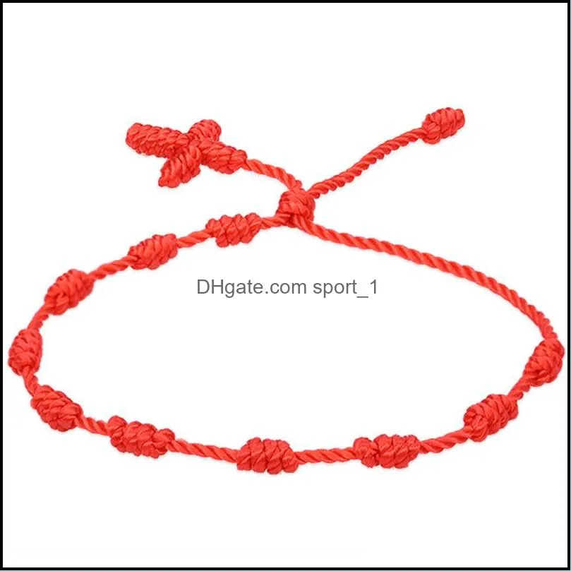 friendship braided knots bracelet for women colorful handmade lucky string wrap anklet bangle birthday gifts q548fz
