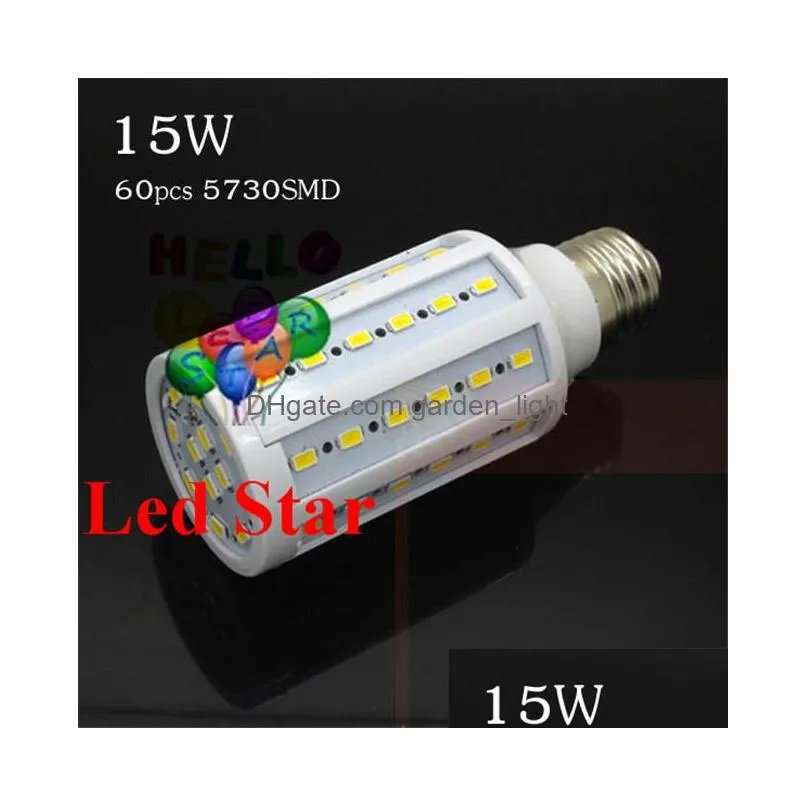 7w 12w 15w led bulbs e27 e14 b22 smd 5730 led corn lights 360 angle ac 110240v
