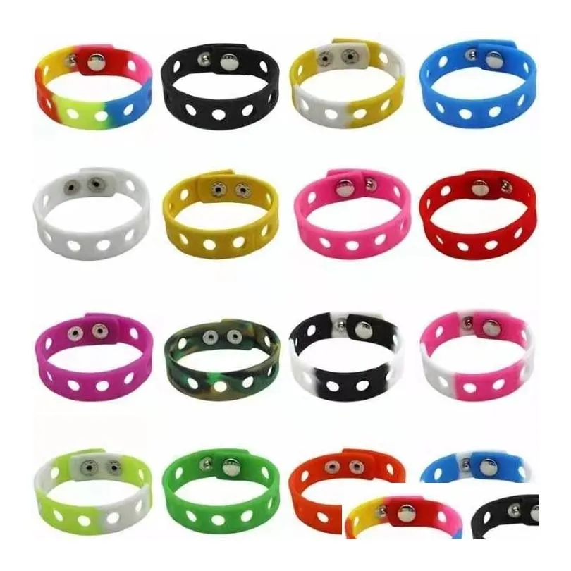 wholeale custom bracelet candy color silicone wristbands machine adjustable bangles fit 18cm for charms women child gift can match shoe