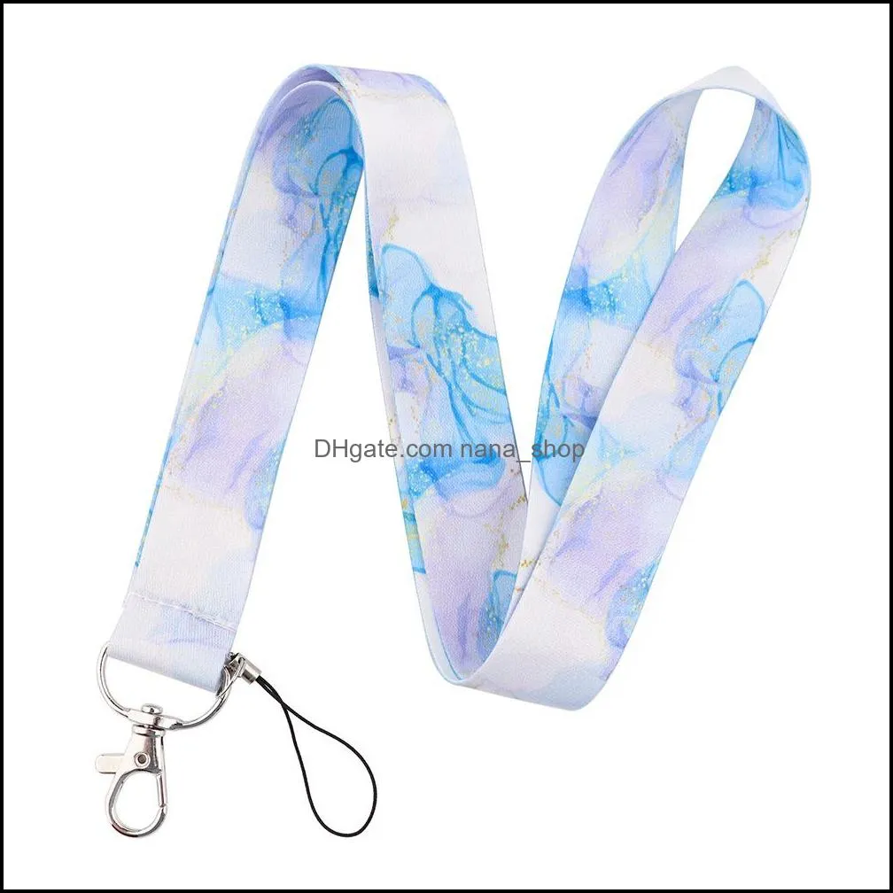 fashion accessories women kids lanyard for key neck strap card holder keychain hang rope keyrings