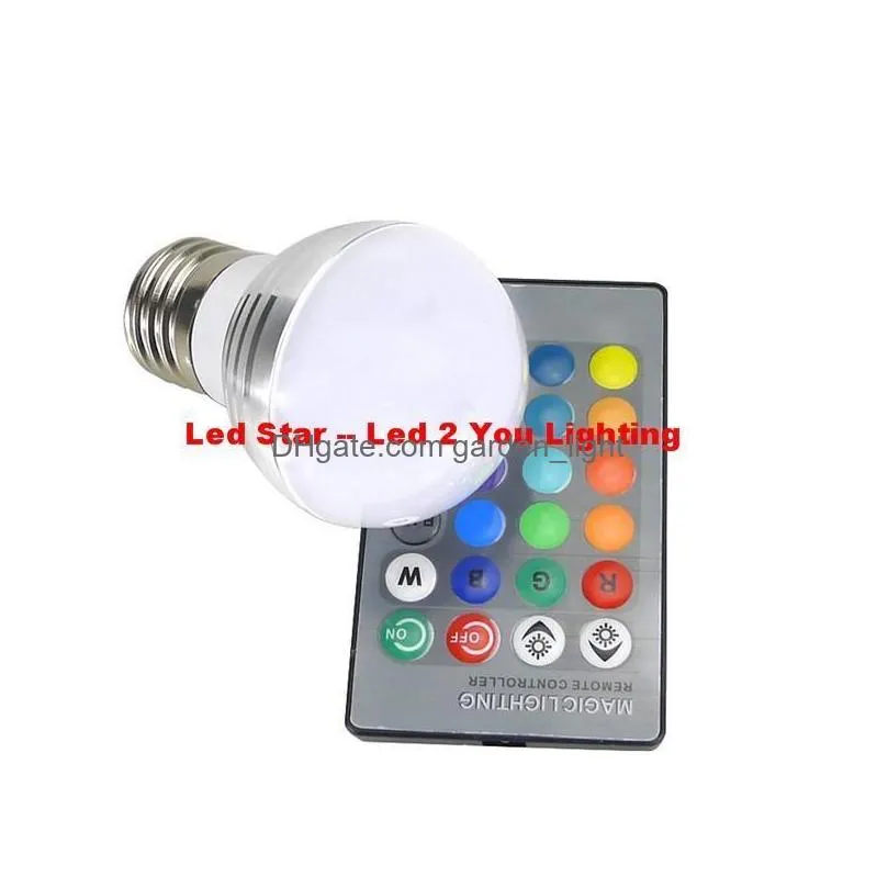 5w rgb led bulbs light e27 e26 e14 led lights rgbw rgbaddwhite led lamp ac 110240v add 24keys ir remote control