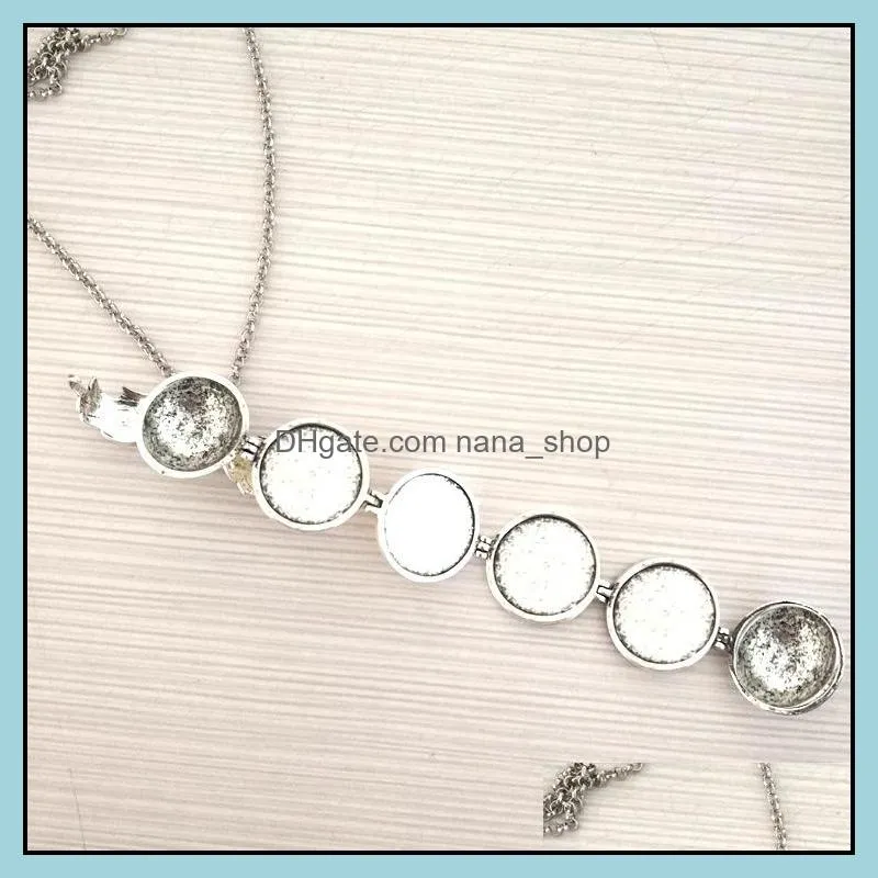 creative pendant memory floating locket necklace with angel wings flash p o frame album round openable necklaces jewelry