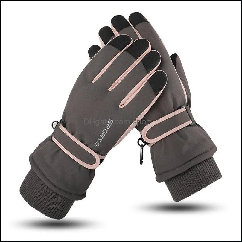 winter waterproof mens gloves windproof sports fishing touchscreen driving motorcycle ski nonslip warm cycling women gloves