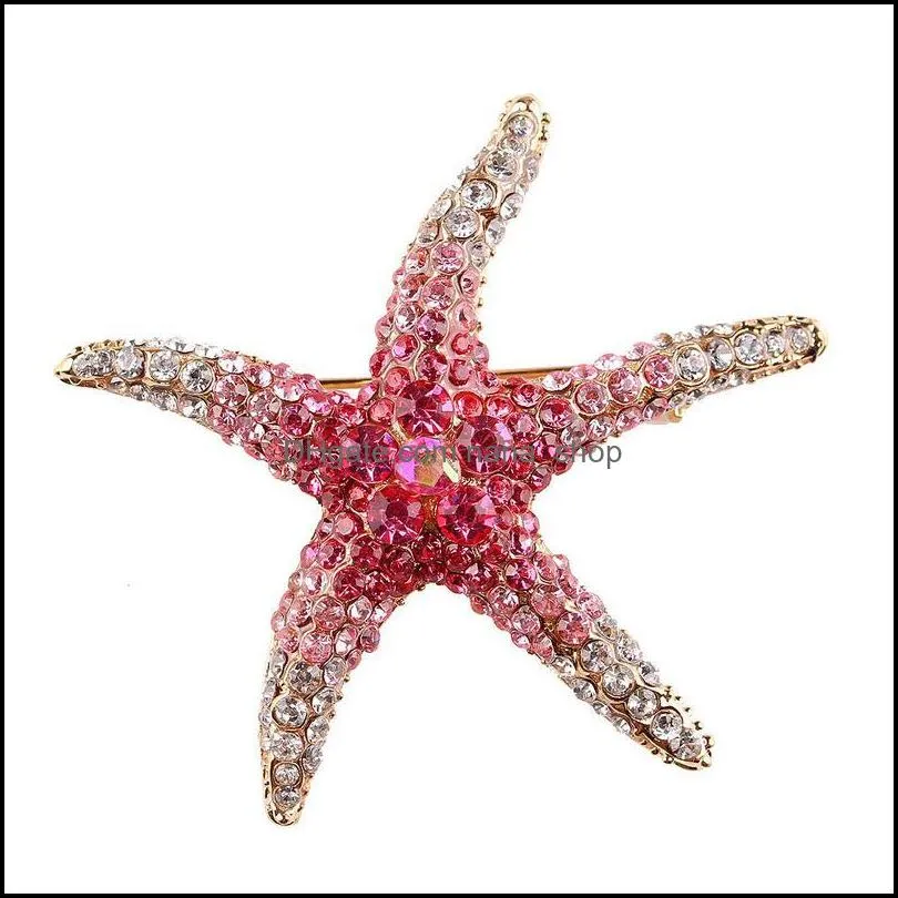 simple drip oil gardenia starfish lip lipstick cat animals brooch pin female clothing decoration jewelry