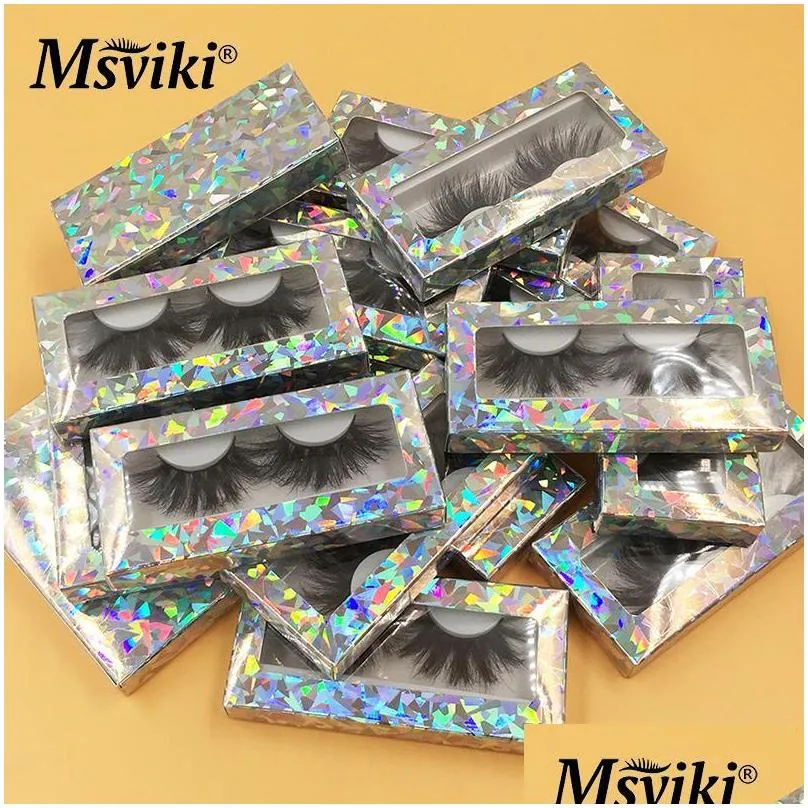 false eyelashes fluffy 25 mm mink bulk cruelty 8d fake eyelash box packaging wholesale natural 5d lashes vendor makeup set