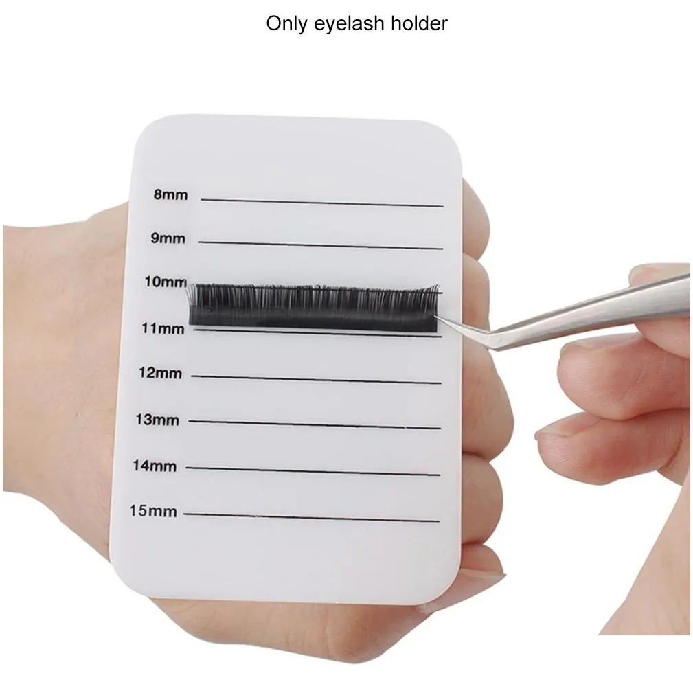 accessories eyelash holder extension palette grafting hand plate tool tray mini handheld display aid adjustable strap stand