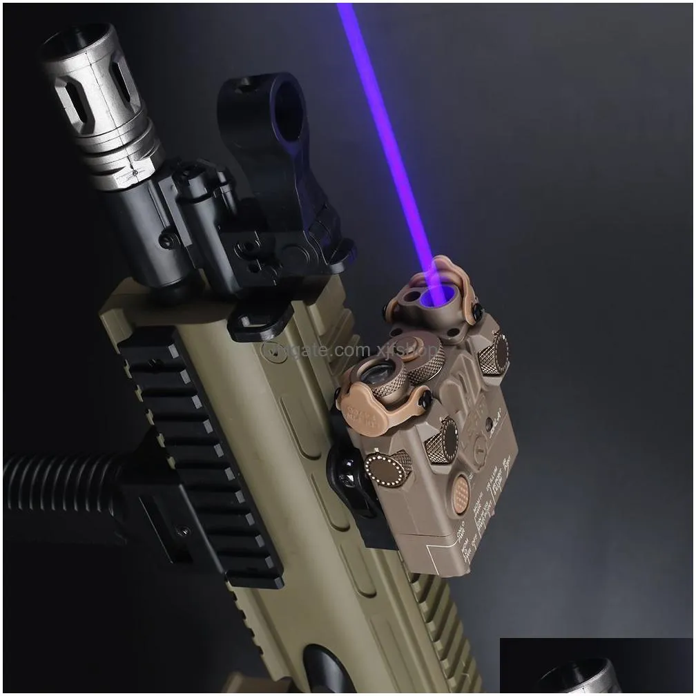 tactical gun lights dbal a2 blue dot laser sight scout light hunting rifle an peq15 airsoft flashlight without ir laser